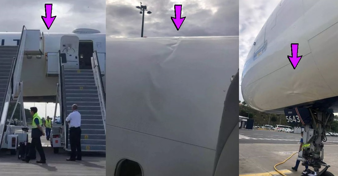 DELTA BOEING 757 SUFFERED SERIOUS FUSELAGE DAMAGE AFTER HARD LANDING AT